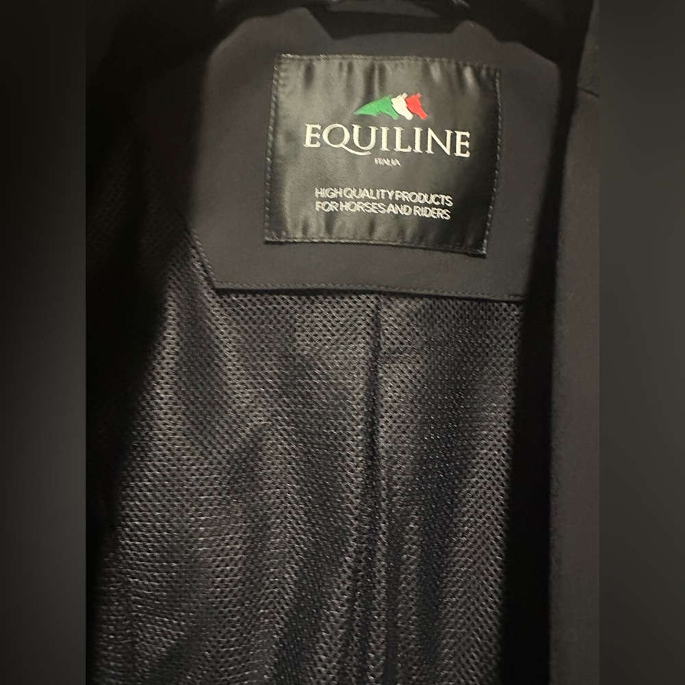 EQUILINE Gait Equestrian Riding Jacket Show Coat, Custom, Black, Sz 2, Perfect! - Picture 14 of 16